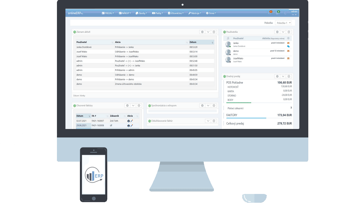 online erp system